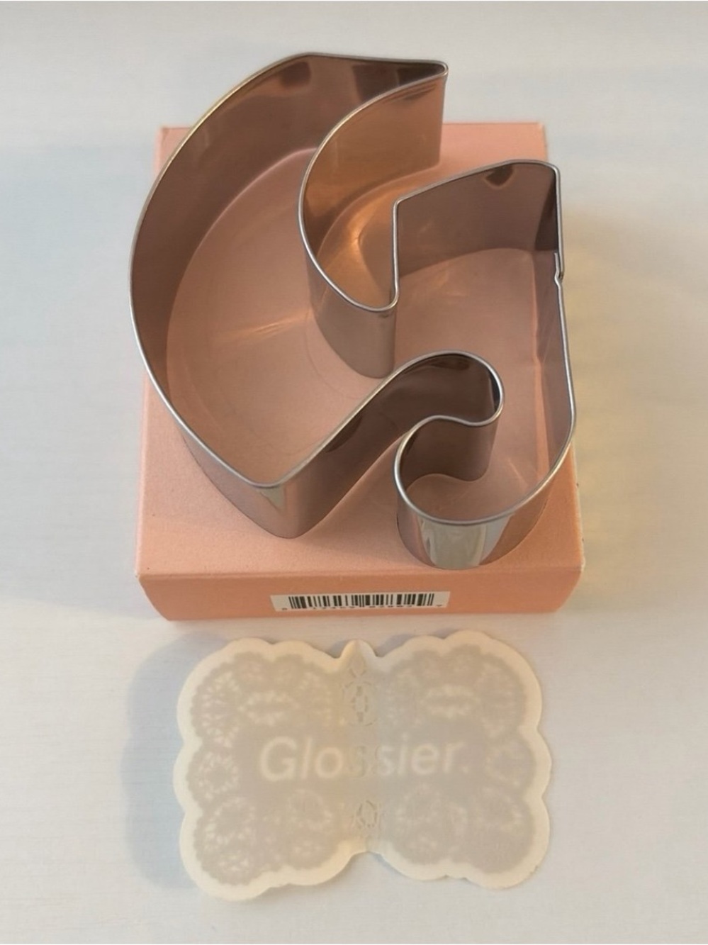 Glossier cookie cutter